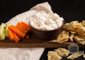 Receta: Salsa de Tres con crema agria