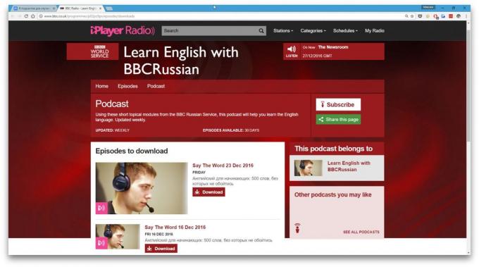 Podcasts para aprender Inglés: Inglés con BBCRussian