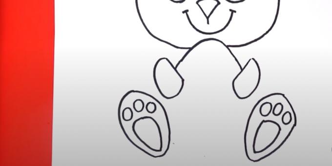 Dibujos de Pascua: Dibuja las patas