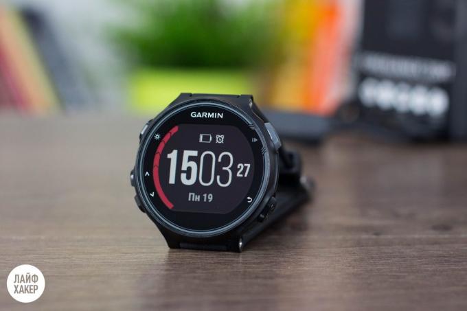 Garmin Forerunner 735xt: raya roja