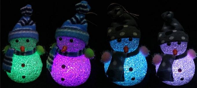 Nuevos productos muñecos de nieve brillantes