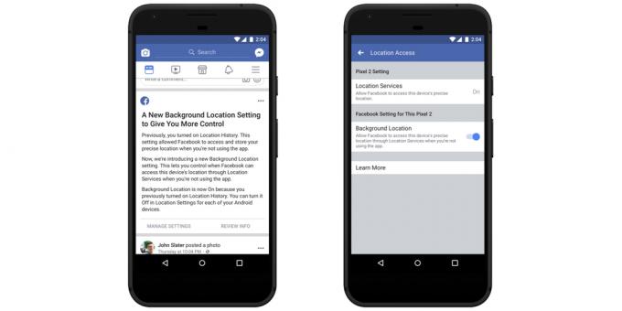 En dispositivos con Android Facebook recibe los datos de geolocalización, pero puede ser desactivado