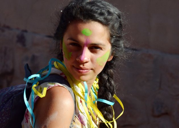 visita Argentina: Mujer en el carnaval