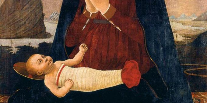 Niños de la Edad Media: "La Virgen y el Niño", Alesso Baldovinetti