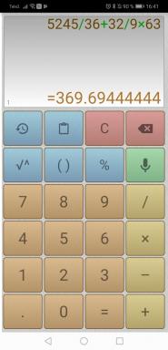 Temporalmente libres: la calculadora con la entrada de voz para Android