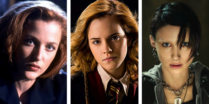 Películas sobre mujeres fuertes: Scully, Hermione, Lisbeth
