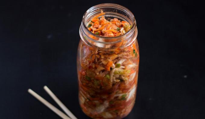 Kimchi de repollo coreano