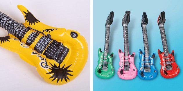 guitarra inflable
