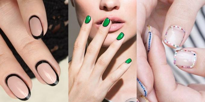 Fashion Nails 2018: manicura con marco