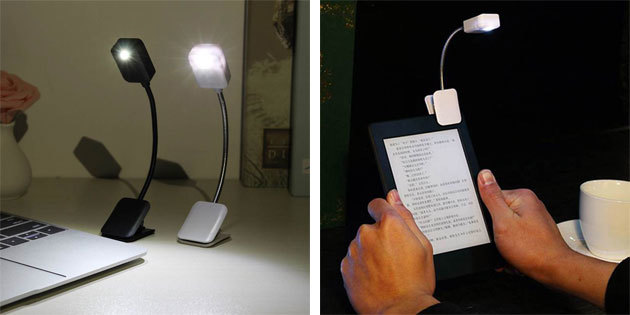 Lámpara de lectura de libros electrónicos 