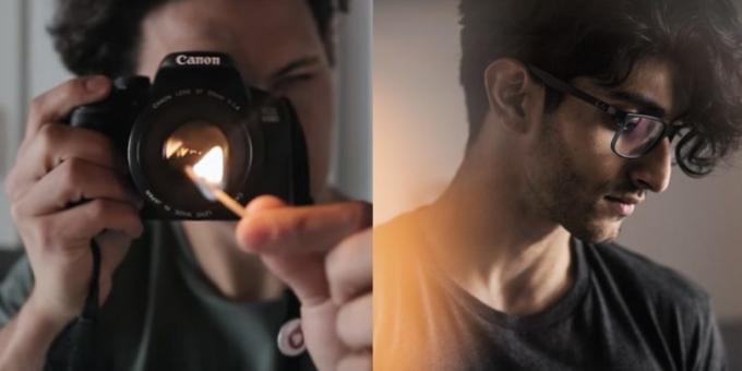 fotografía profesional: el efecto de la película iluminada
