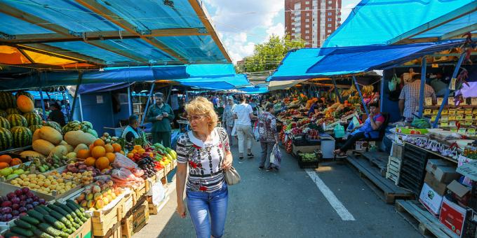 Dónde ir en Ekaterimburgo: mercado de Shartash