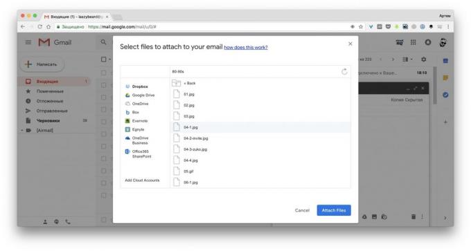 Compartir y adjuntar archivos en Gmail ™