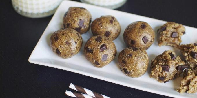 Galletas rápidas con chispas de chocolate