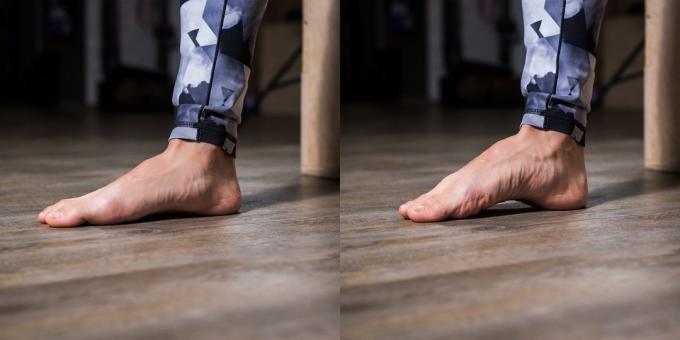 Ejercicios para los pies planos: La combinación de tres puntos