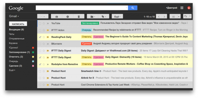 Gmail para hacer marca