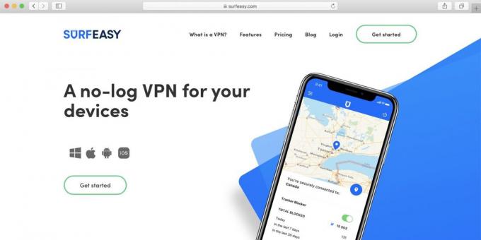 Mejor VPN gratuito para PC, Android, iPhone - SurfEasy