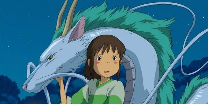 Dibujos animados de dragones: El viaje de Chihiro