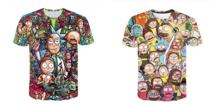 Camisa de Rick y Morty