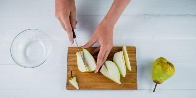 Cómo cocinar el atasco: Cortar la pera