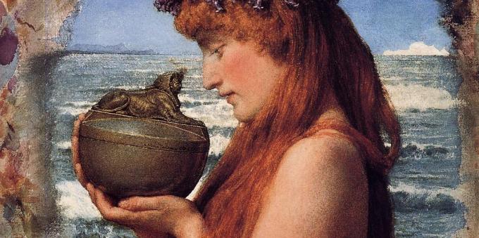 En el mito griego, Pandora abrió una caja