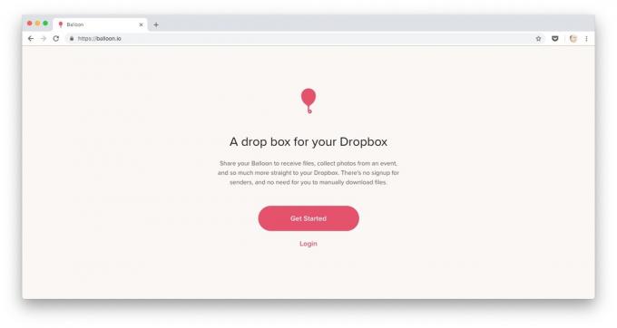 Formas de descargar archivos a Dropbox: pagruzhayte archivos a través de Balloon.io