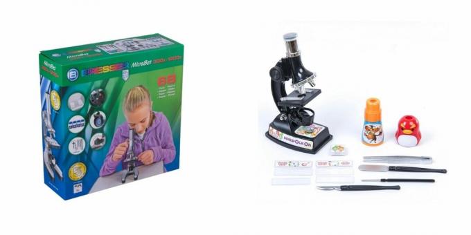 Que regalar a una niña por su cumpleaños durante 7 años: un microscopio