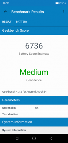 Ulefone armadura 6: Prueba de Geekbench