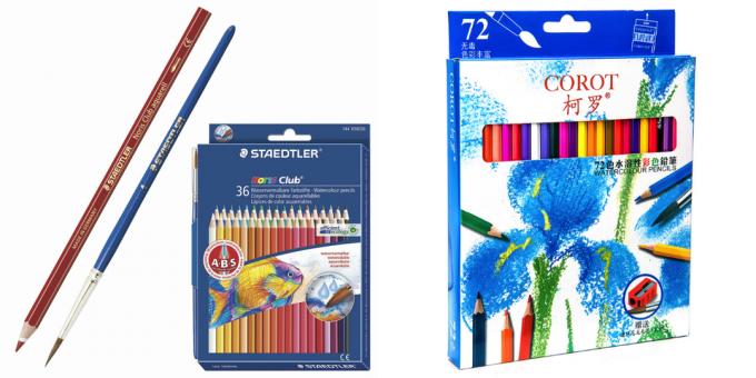 qué regalar a una hija el 8 de marzo: Conjunto de lápices de colores