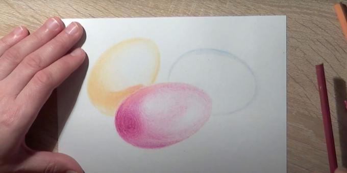 Dibujos de Pascua: pintar sobre el huevo central