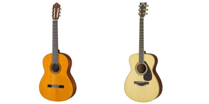 ¿Cómo aprender a tocar la guitarra: Yamaha y acorazado clásico