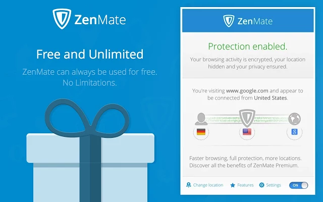 VPN gratuito para Chrome: ZenMate VPN