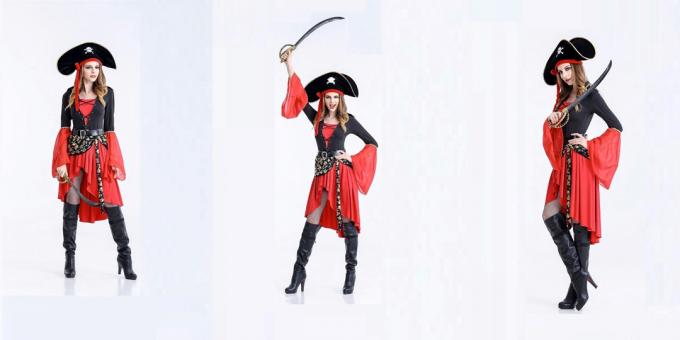 Trajes para Halloween piratas