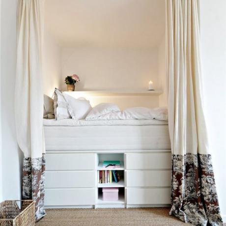 Diseñar apartamentos pequeños: la cama-armario