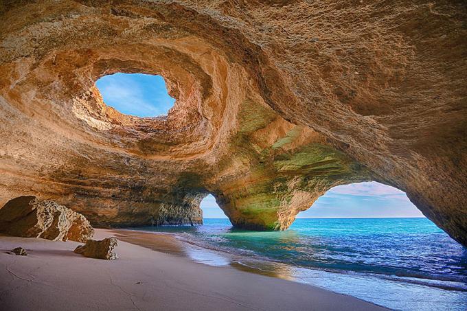Benagil cueva del mar playa - Algarve, Portugal mejores playas