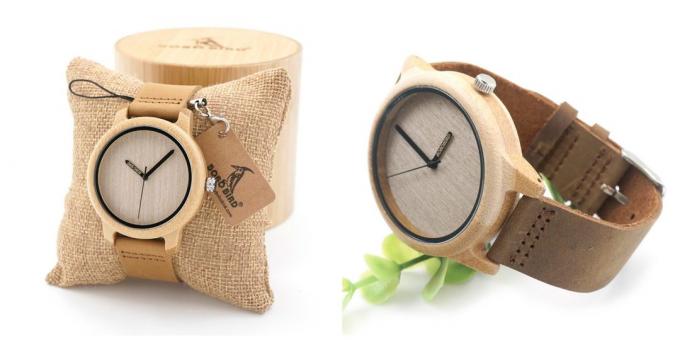 reloj de madera