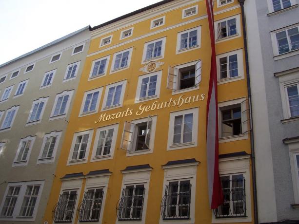 Casa en Salzburgo donde nació Mozart