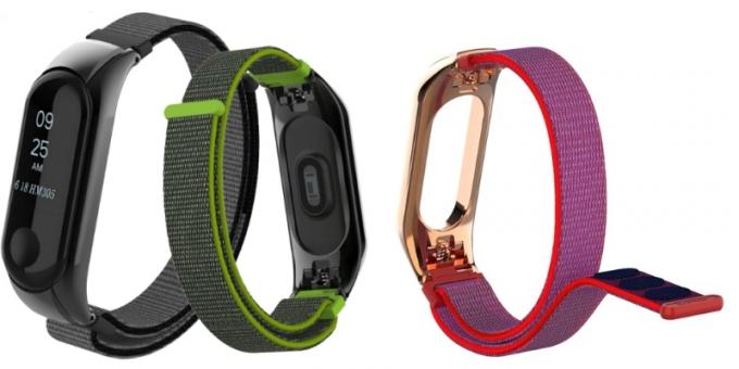 correa de nylon con velcro para Xiaomi Mi Band 3