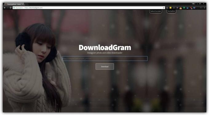 Cómo transferir las fotos de Instagram utilizando DownloadGram