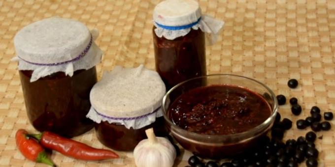 Recetas: Adjika de Aronia