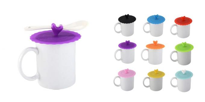 Pequeñas cosas para el hogar: tapa de taza de silicona 
