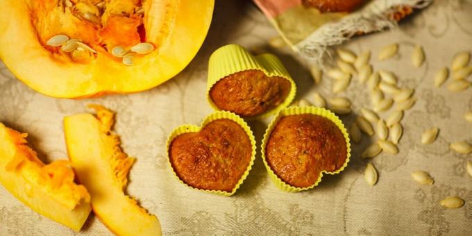 Muffins de calabaza con jengibre, clavo y canela