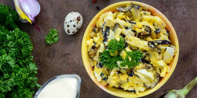 Ensalada De Berenjenas Con Huevo