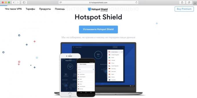 Mejor VPN gratuito para PC, Android y iPhone - Hotspot Shield