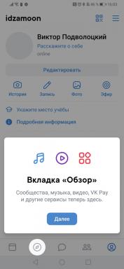 "VKontakte" ha cambiado el diseño de aplicaciones móviles