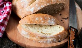 Pan de trigo en el horno