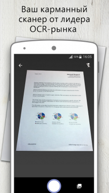 ABBYY FineScanner - una excelente escáner para Android