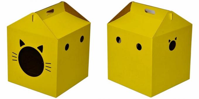 Casas para gatos: en forma de caja