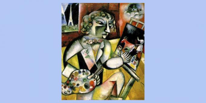 Autorretrato de Marc Chagall