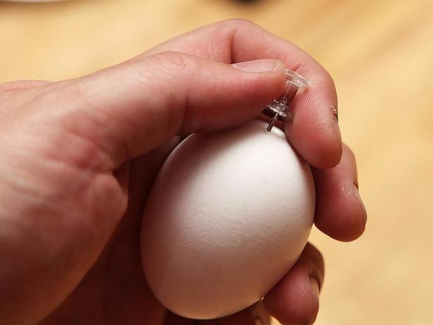 Cómo perforar el huevo